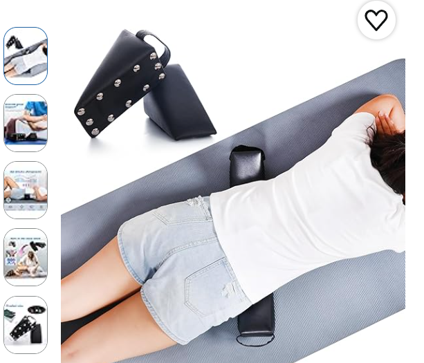 Fanwer bloques SOT quiropractica DeJarnette cunas pelvicas de posicionamiento para alineacion de caderas y ciatica
