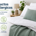 Productos antialérgicos de ropa de cama y almohadas para mejorar tu descanso y prevenir alergias nocturnas.