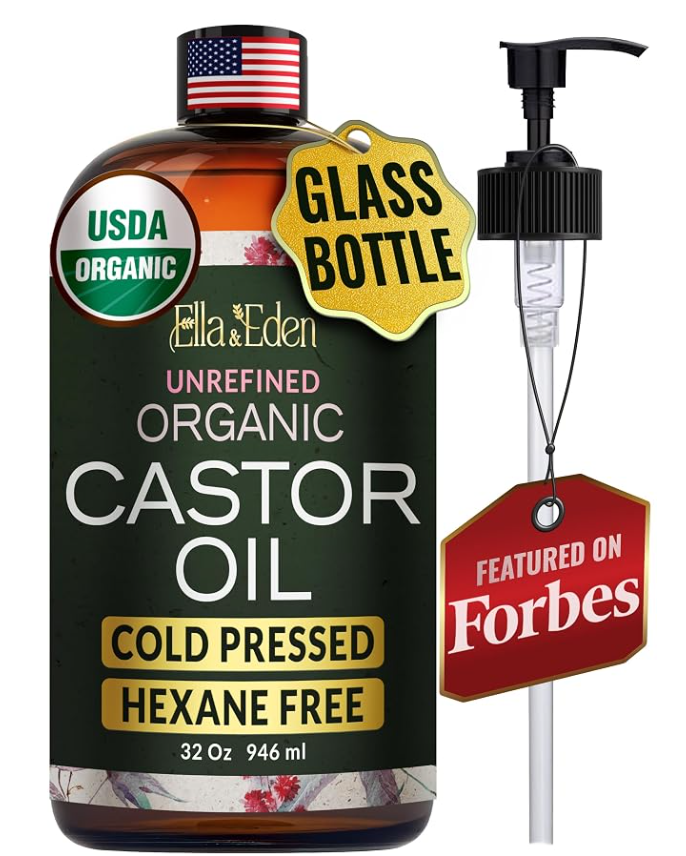 Botella de Aceite de Castor Oil Ella & Eden 32 oz