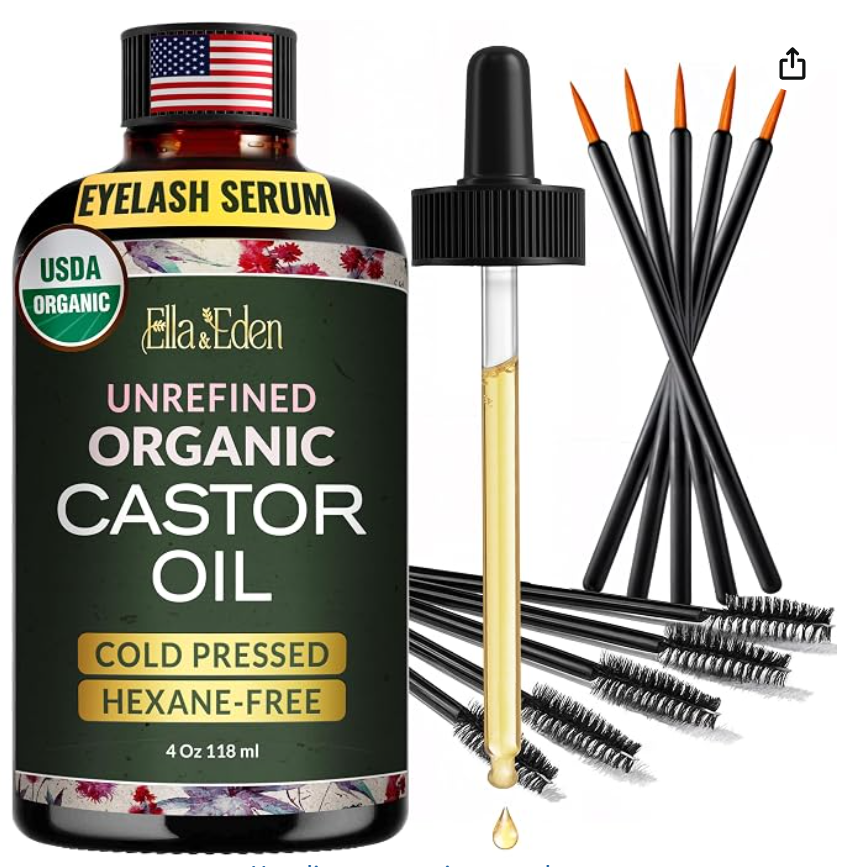 Botella de Aceite de Castor Oil Ella & Eden 4 oz