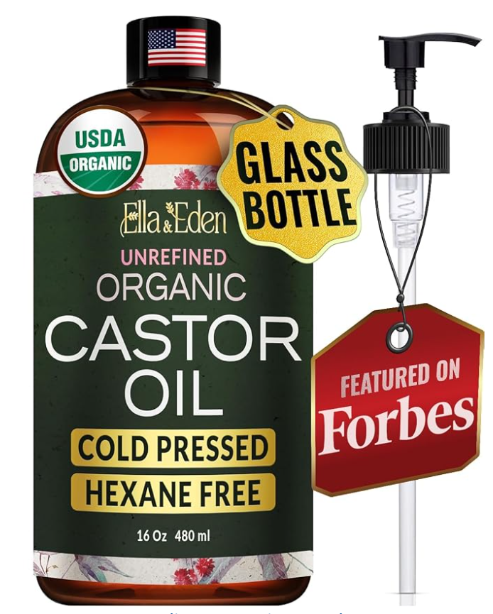 Botella de Aceite de Castor Oil Ella & Eden 16 oz